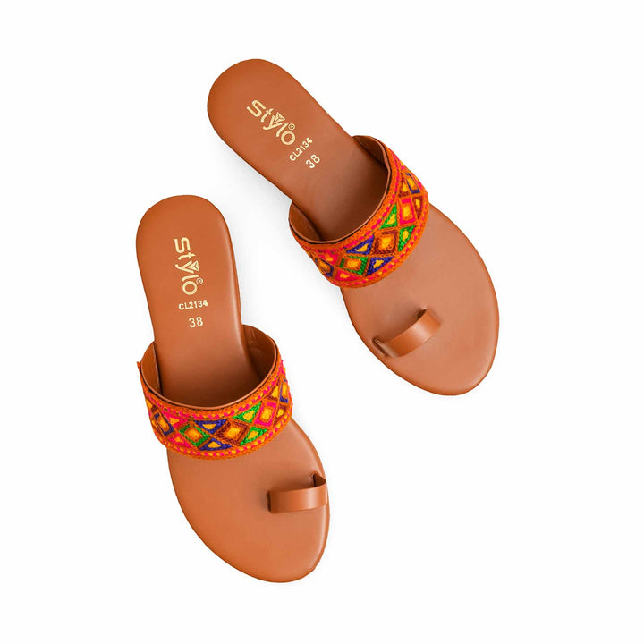 Mustard Casual Chappal For Women CL2134