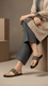 Black Casual Chappal CL2135