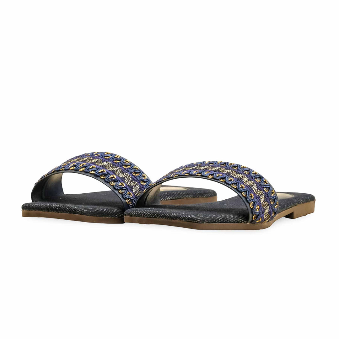 Navy Casual Slipper CL2136