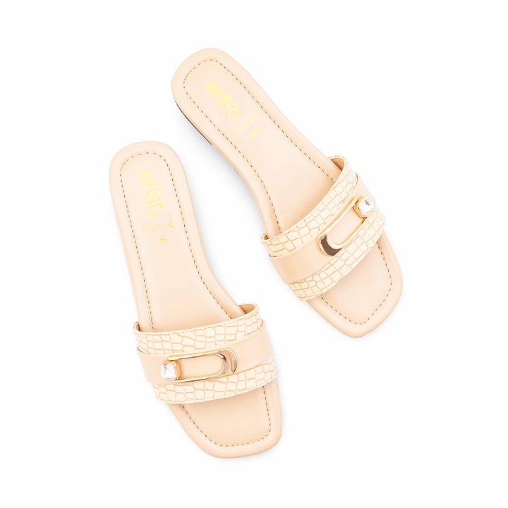Cream Casual Slipper For Women CL2144