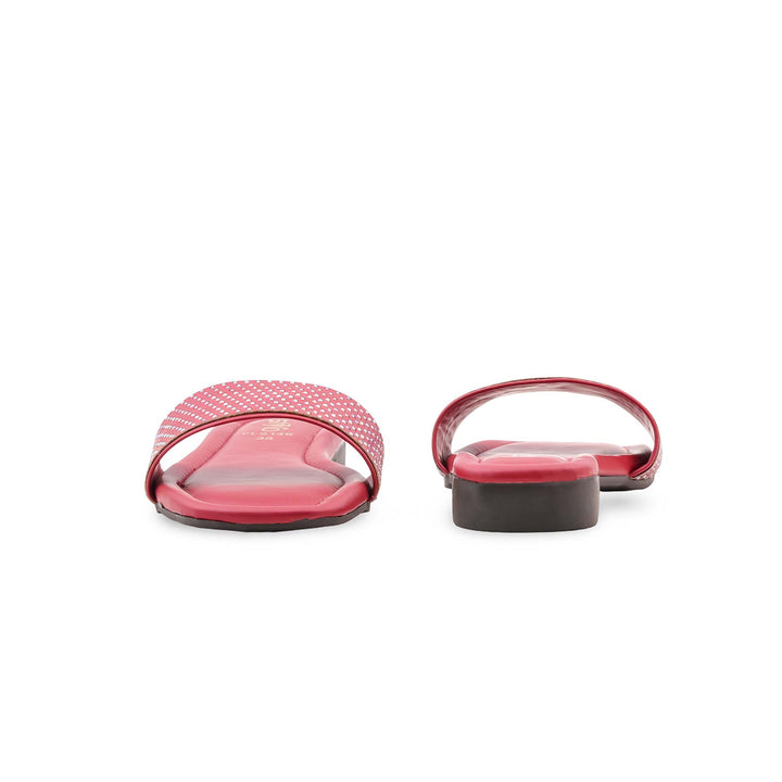 Maroon Casual Slipper For Women CL2146