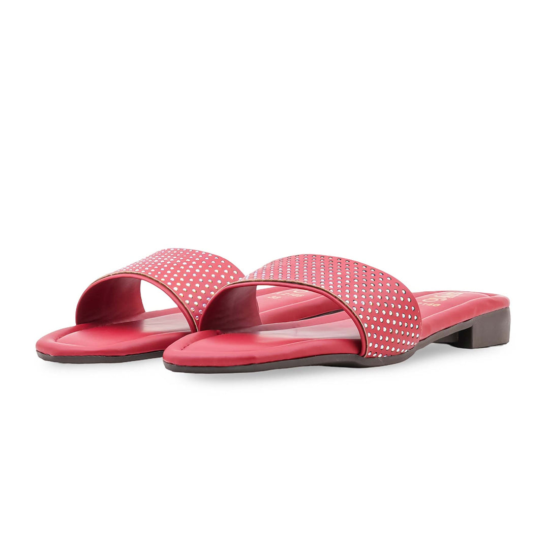 Maroon Casual Slipper For Women CL2146