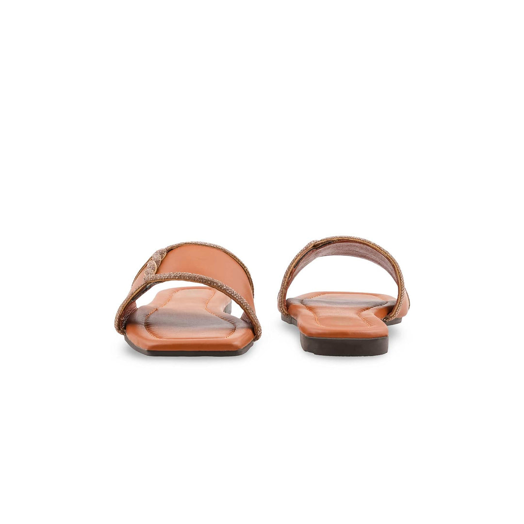 Brown Casual Slipper For Women CL2150