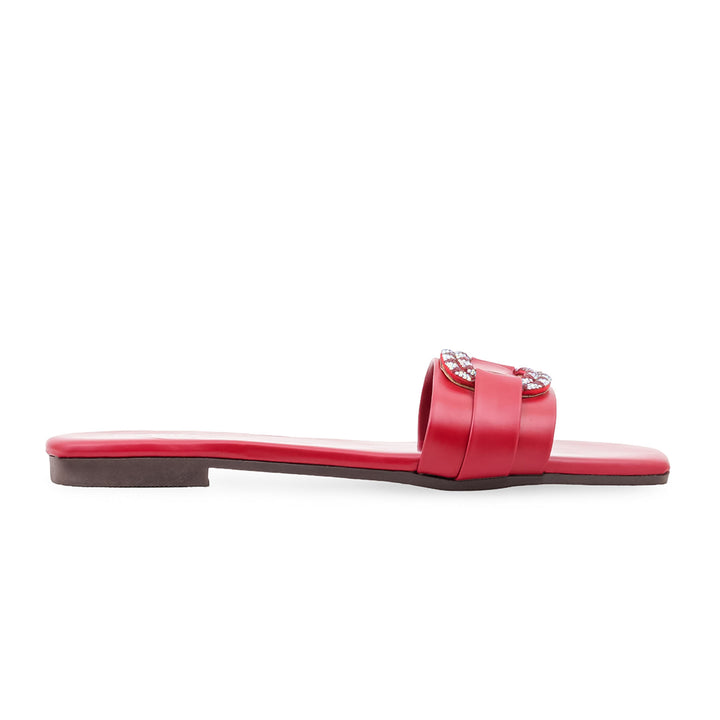 Maroon Casual Slipper For Women CL2156