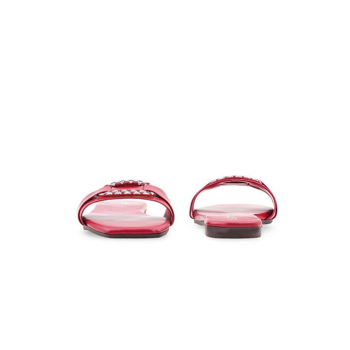 Maroon Casual Slipper For Women CL2156