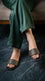 Black Casual Slipper For Ladies CL2161