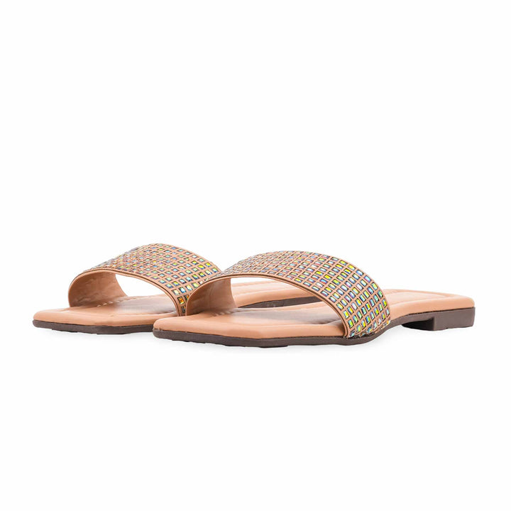 Beige Casual Slipper For Women CL2161