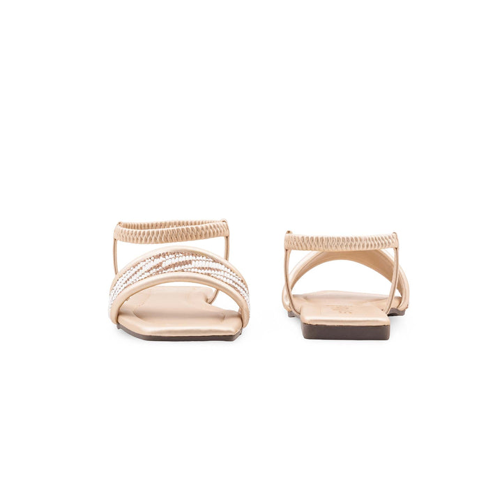 Golden Casual Sandal For Women CL2164