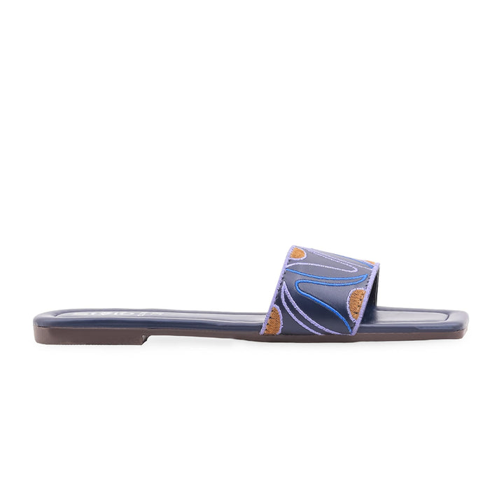 Navy Casual Slipper For Women CL2165