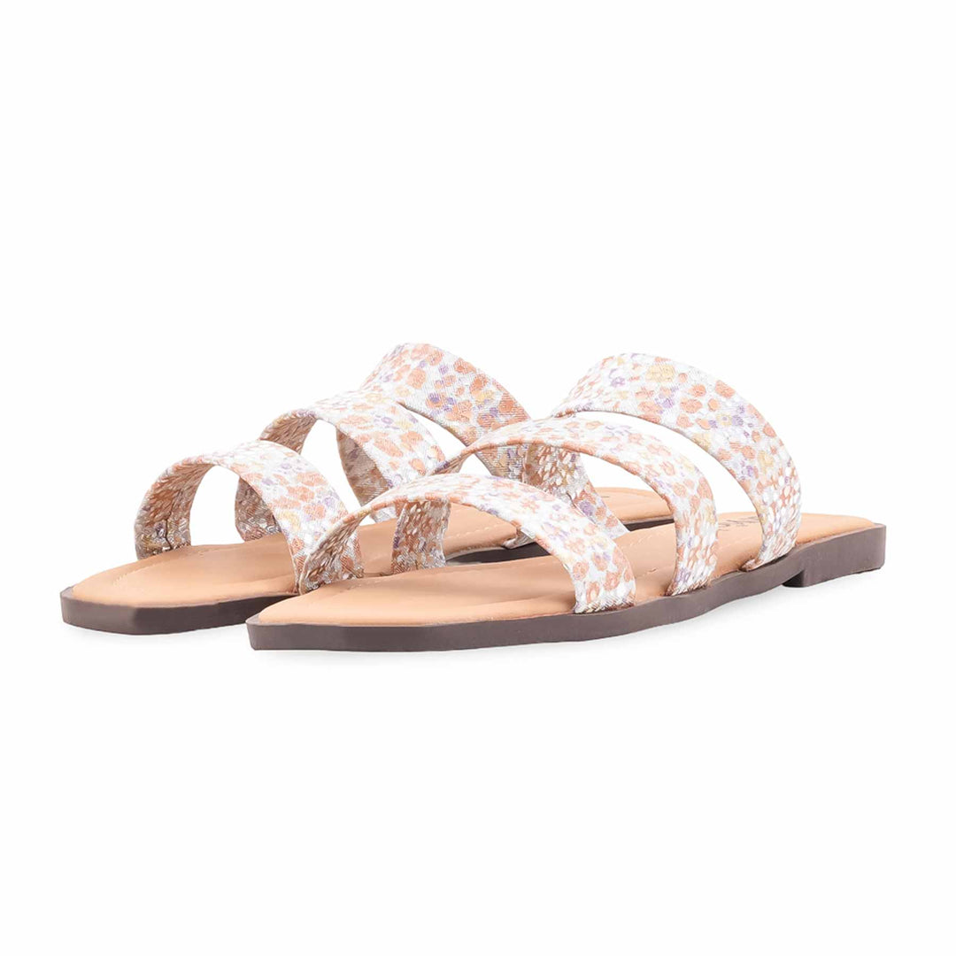 Peach Casual Slipper For Women CL2168
