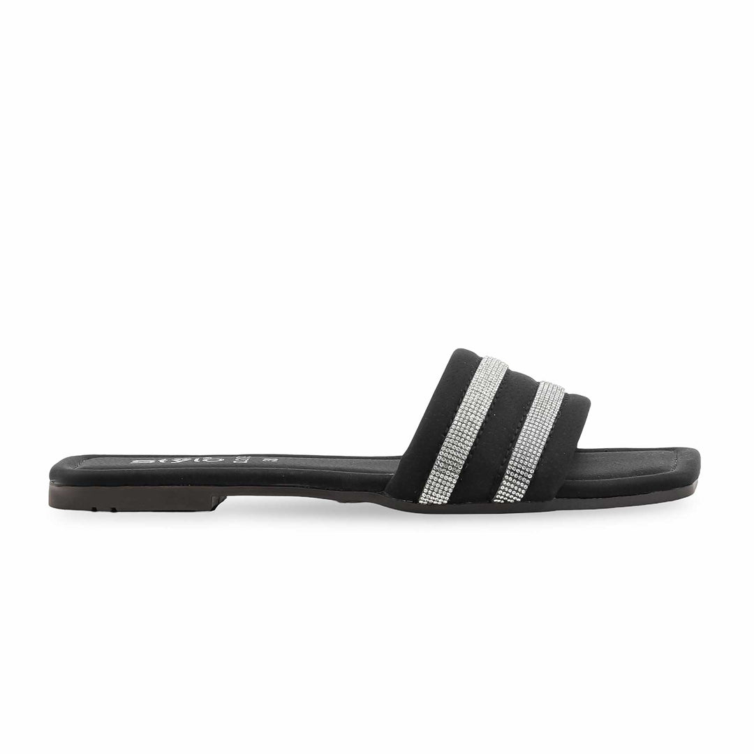 Black Casual Slipper For Women CL2179