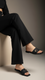 Black Casual Slipper For Women CL2183