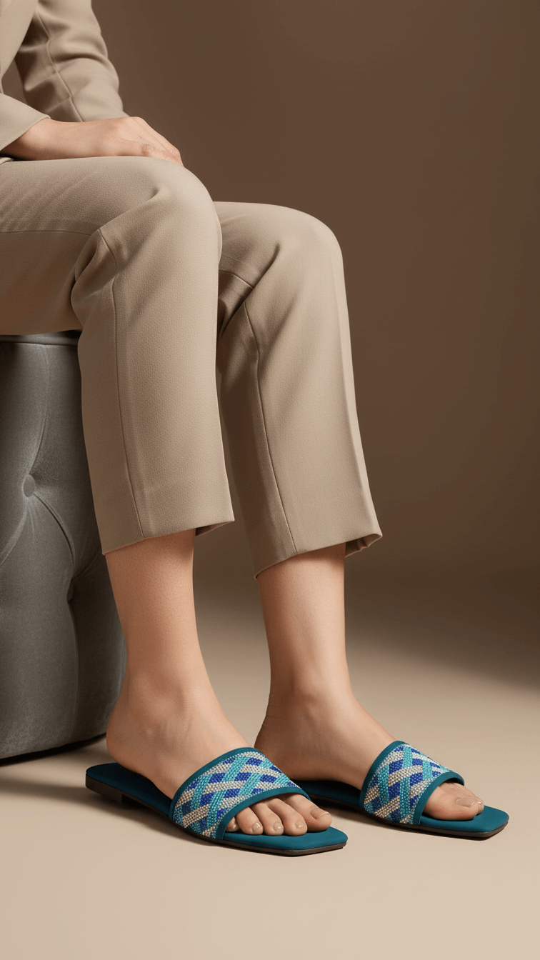 Seagreen Casual Slipper CL2195