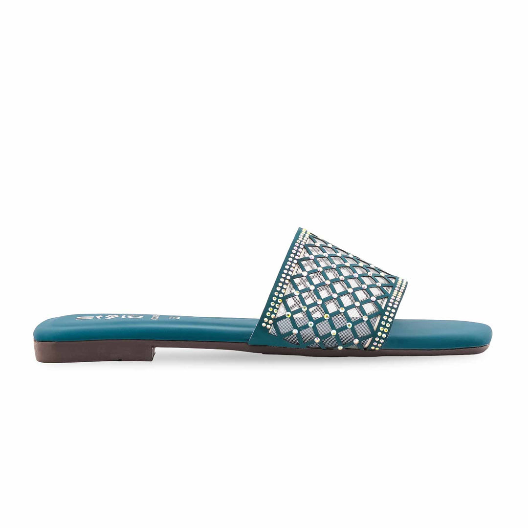 Seagreen Casual Slipper For Ladies CL2196