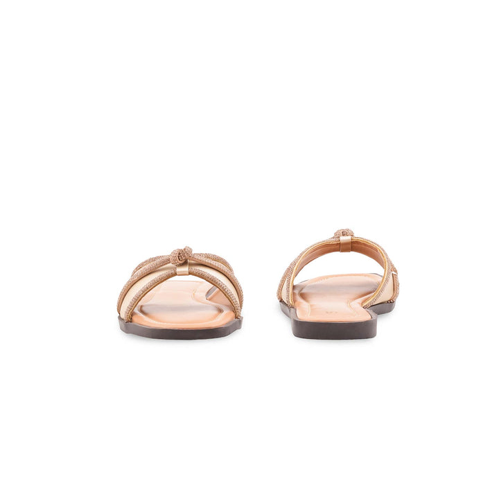 Golden Casual Slipper For Women CL2218