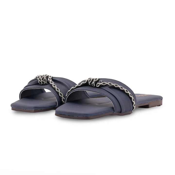 Navy Casual Chappal For Ladies CL2220