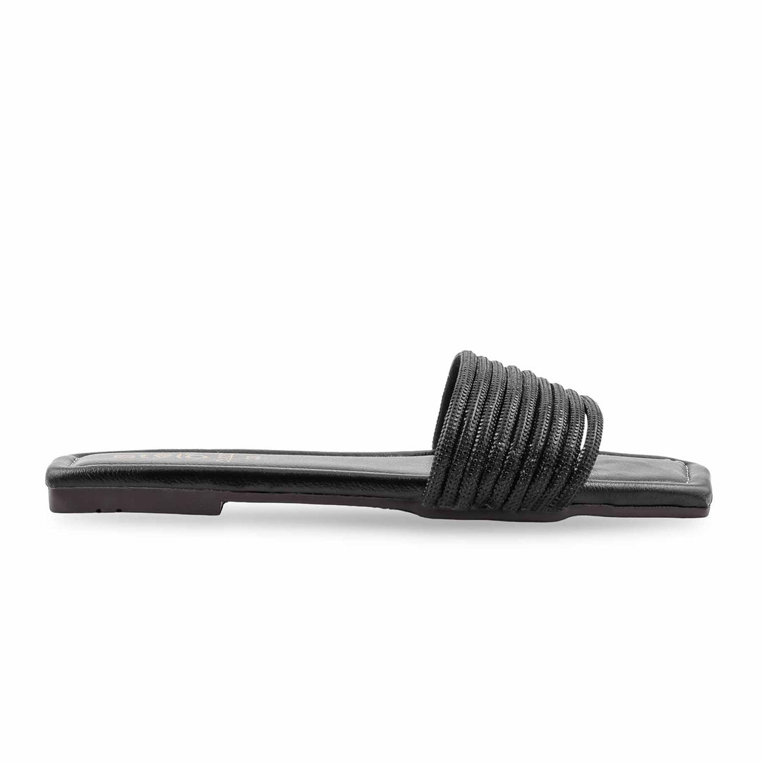 Black Casual Slipper For Women CL2229
