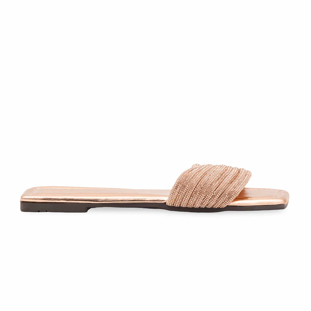 Peach Casual Slipper For Women CL2229