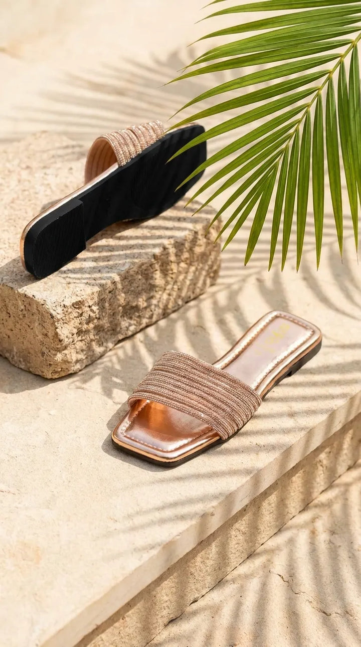 Peach Casual Slipper For Women CL2229