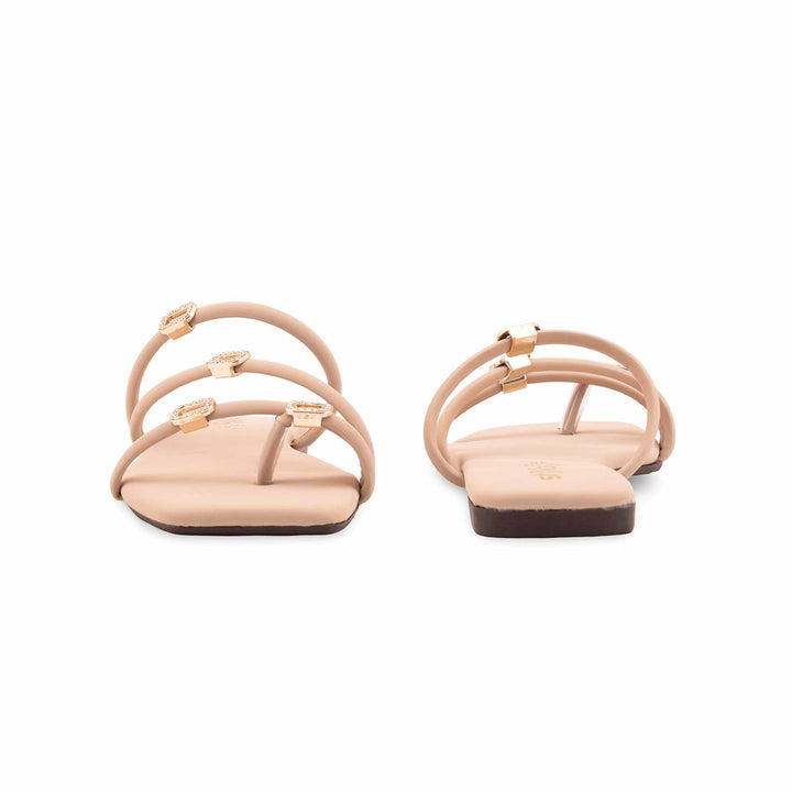 Beige Casual Chappal For Ladies CL2231