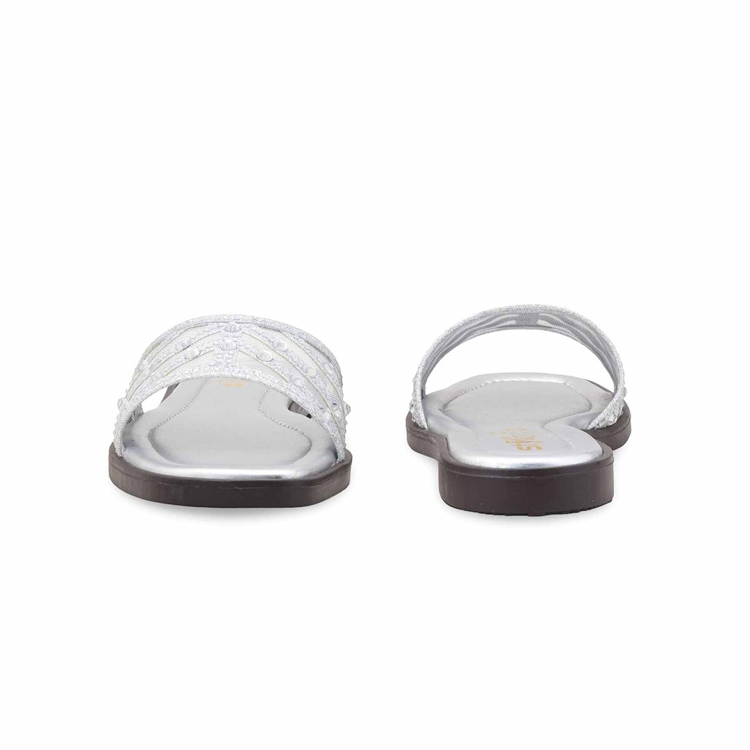 Silver Casual Slipper CL2233