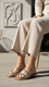 Golden Casual Slipper For Women CL2240