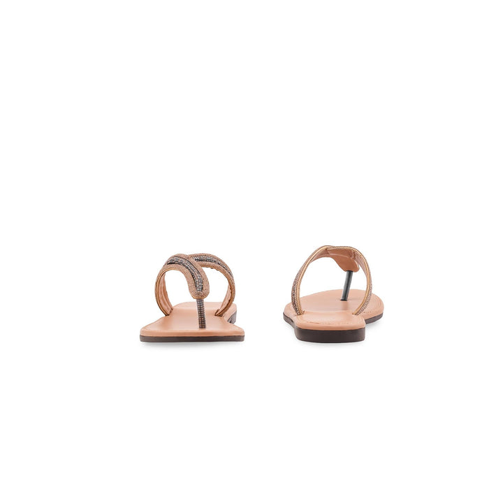 Beige Casual Chappal For Women CL2245