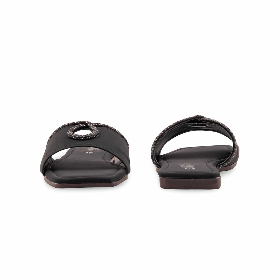 Black Casual Slipper For Women CL2246