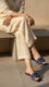 Navy Casual Women Slipper CL2248