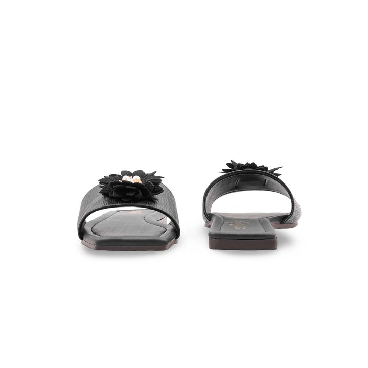 Black Casual Slipper For Women CL2255