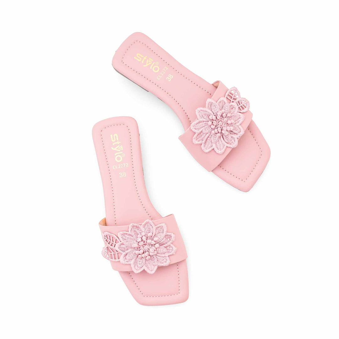 Pink Casual Slipper For Women CL2272