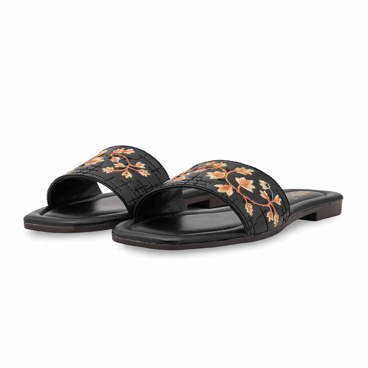 Black Casual Women Slipper CL2273