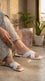 Silver Casual Slipper For Women CL2277