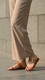 Tan Casual Chappal For Ladies CL2278