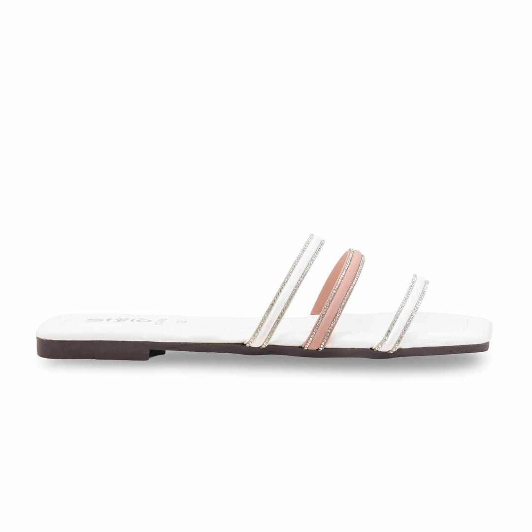White Casual Slipper CL2288