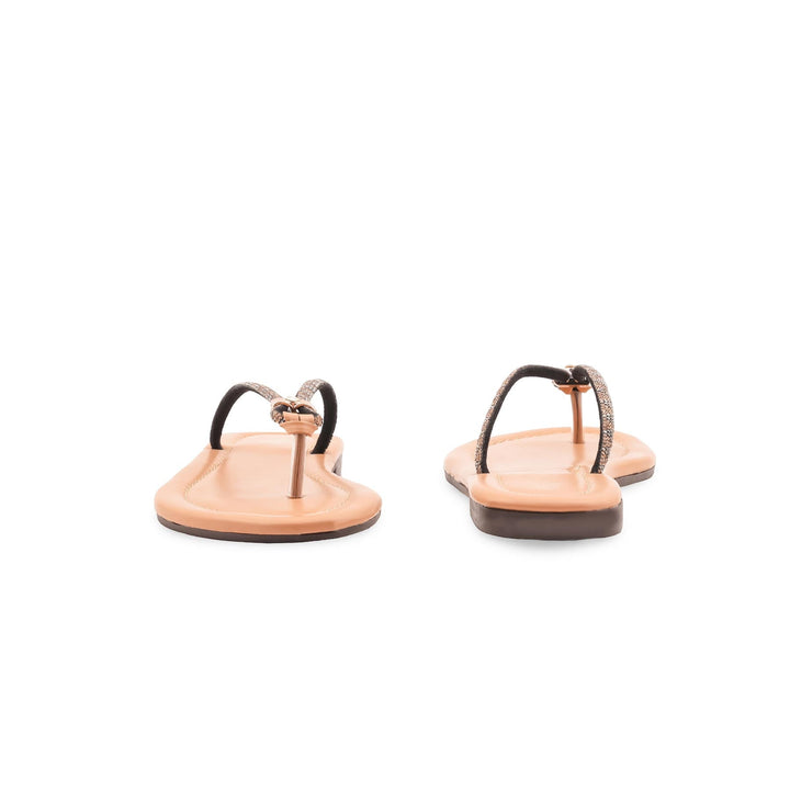 Beige Casual Chappal For Ladies CL2292