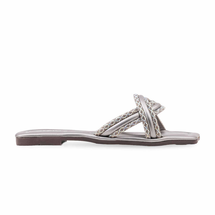 Grey Casual Slipper For Women CL2301
