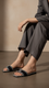 Black Casual Slipper For Women CL2302