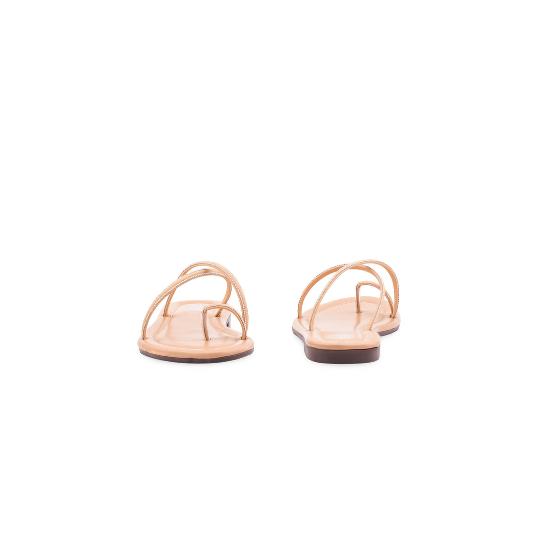 Beige Casual Chappal For Women CL2308