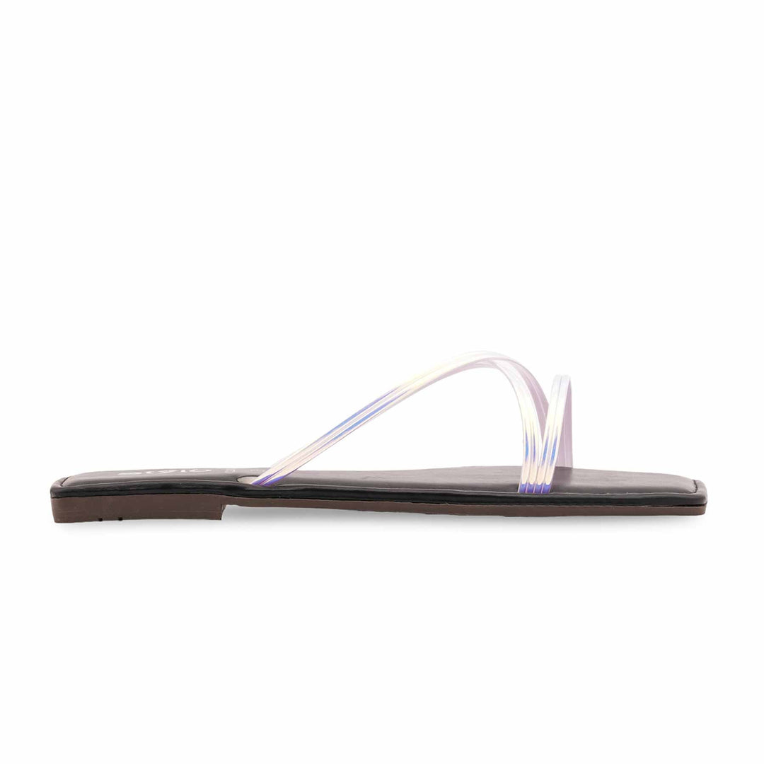 Black Casual Slipper For Ladies CL2319