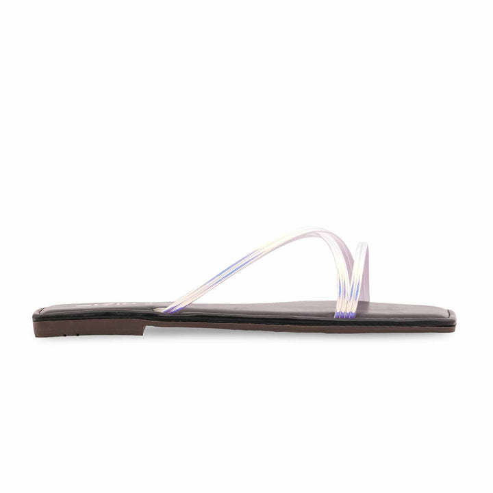 Black Casual Slipper For Ladies CL2319