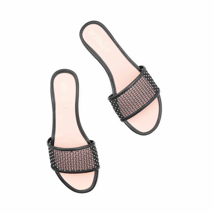 Black Casual Women Slipper CL2332