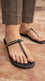 Black Casual Chappal For Women CL2357