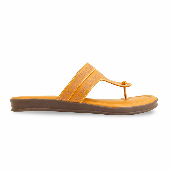 Yellow Casual Softy For Women CL4061