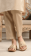 Beige Casual Softy CL5498