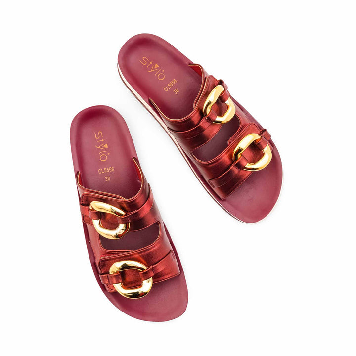 Maroon Casual Softy For Ladies CL5556