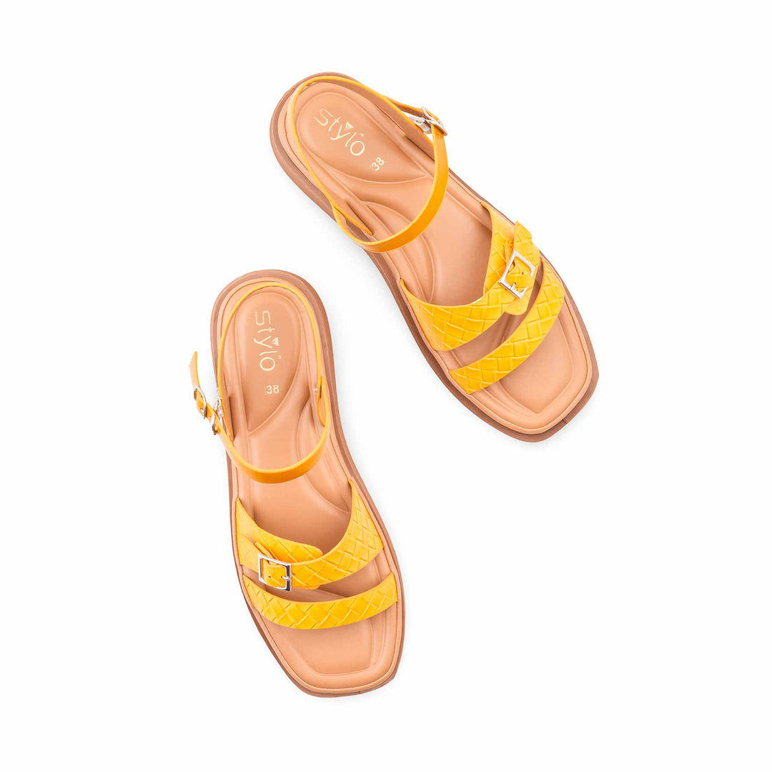 Yellow Casual Softy For Women CL5583