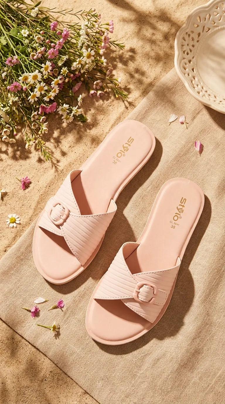 Pink Casual Softy For Ladies CL5641