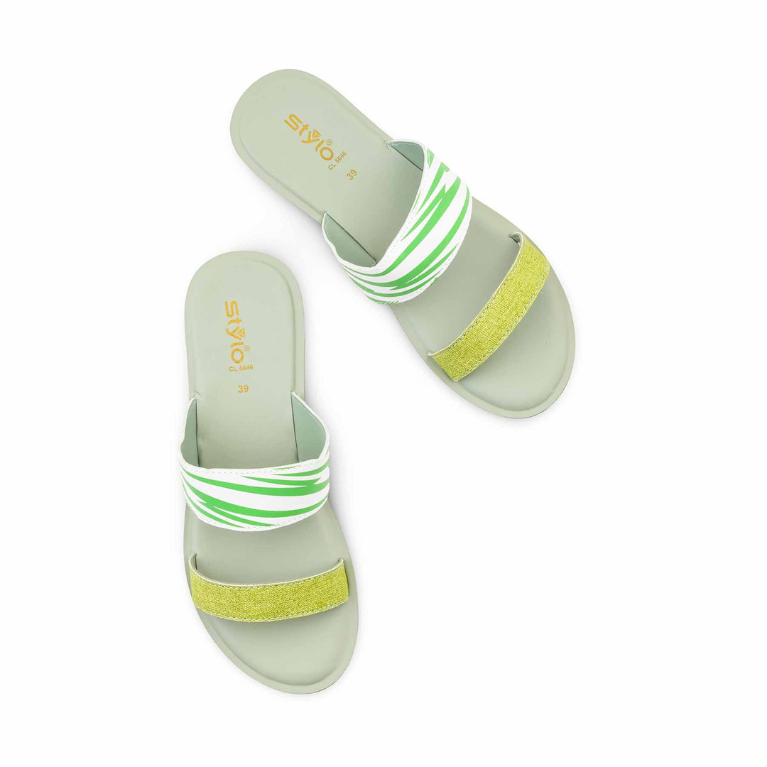 Green Casual Softy For Women CL5646