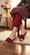 Red Casual Softy For Women CL5647